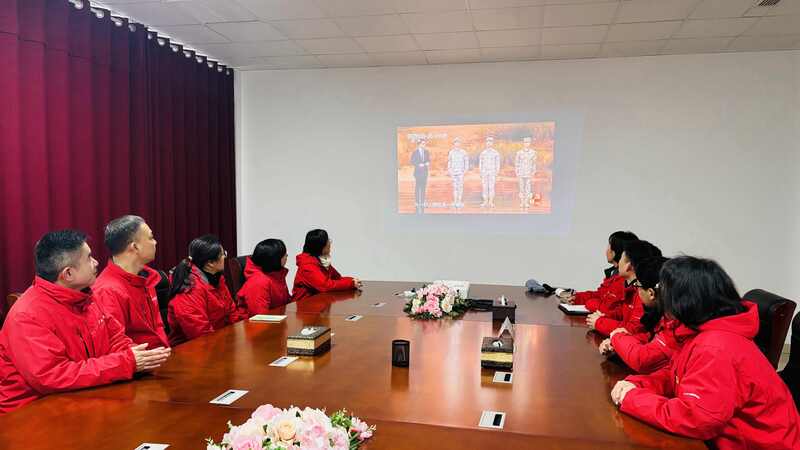 江苏悦阳光伏科技有限公司组织党员集中收看《榜样10》专题节目